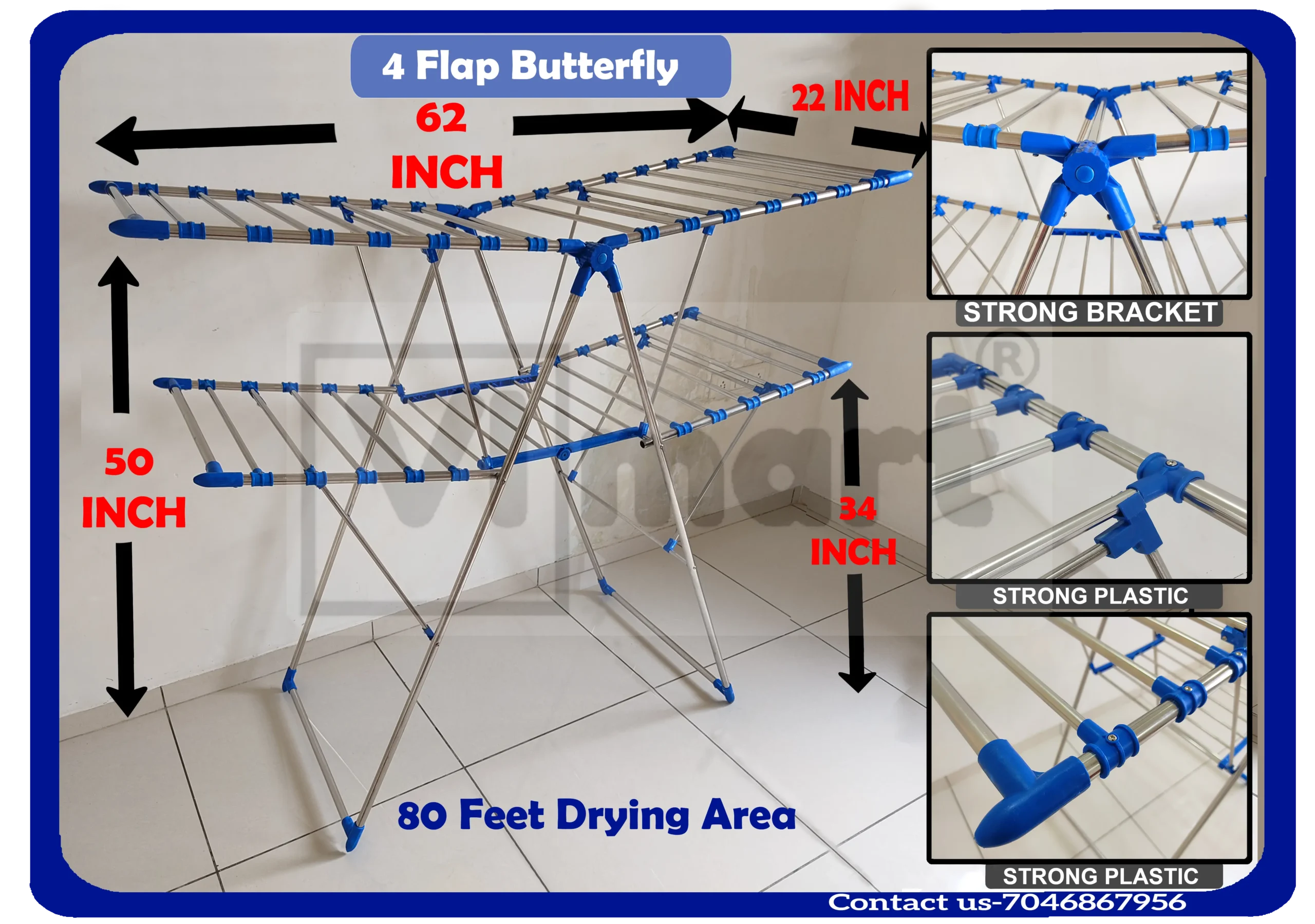 foldable clothes drying rack