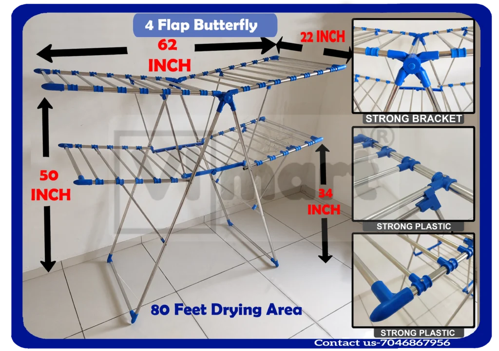 foldable clothes drying rack