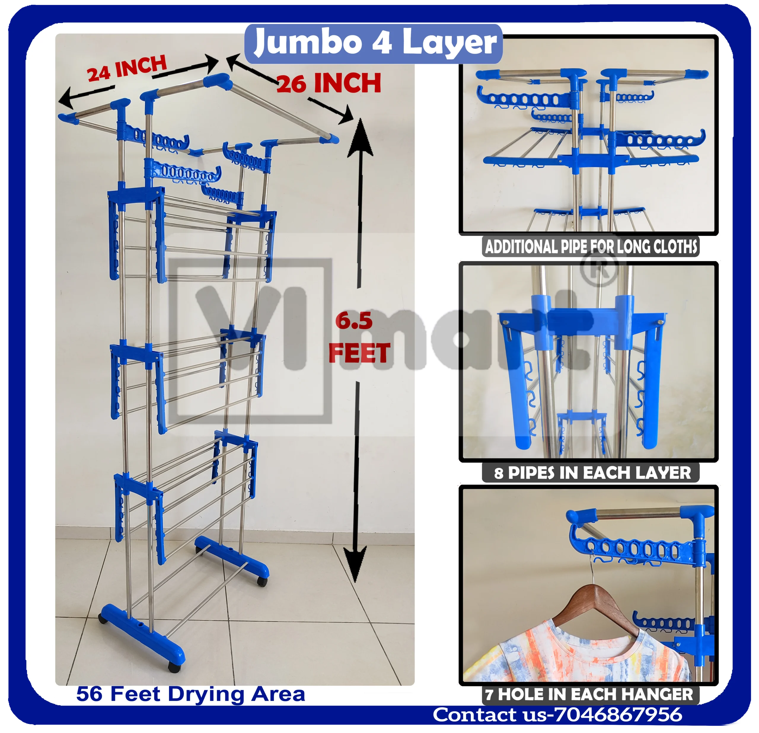 small cloth drying stand
