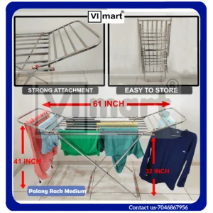 stainless steel kapde sukhane ka stand