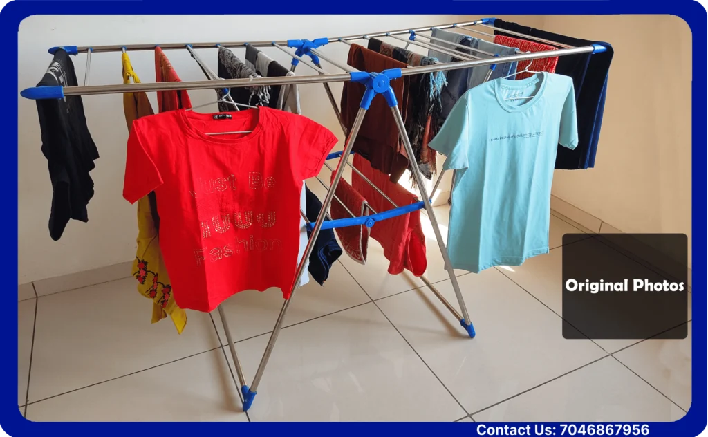 steel wall cloth dryer stand